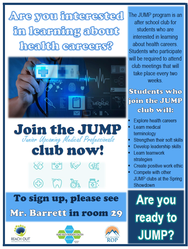 JUMP Club Flyer 